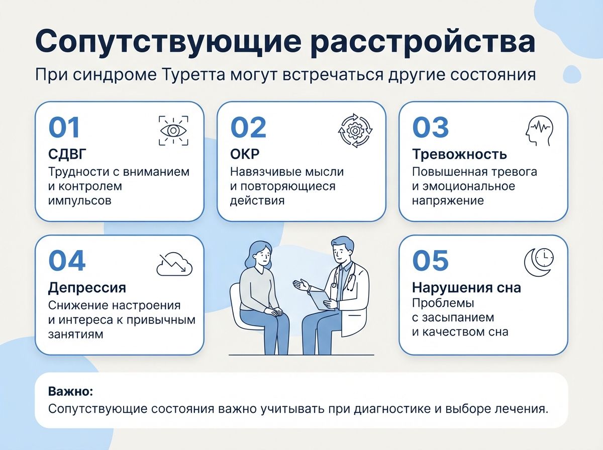 Лечение синдрома Туретта в Дебальцево инфографика